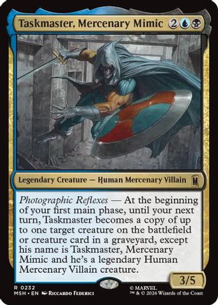 Taskmaster, Mercenary Mimic (232) Foil - Marvel Super Heroes