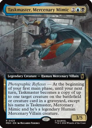 Taskmaster, Mercenary Mimic (Extended Art) (425) Foil - Marvel Super Heroes