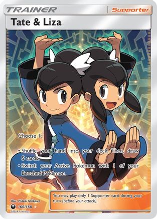 Tate & Liza (Full Art) (166) Holofoil - Celestial Storm