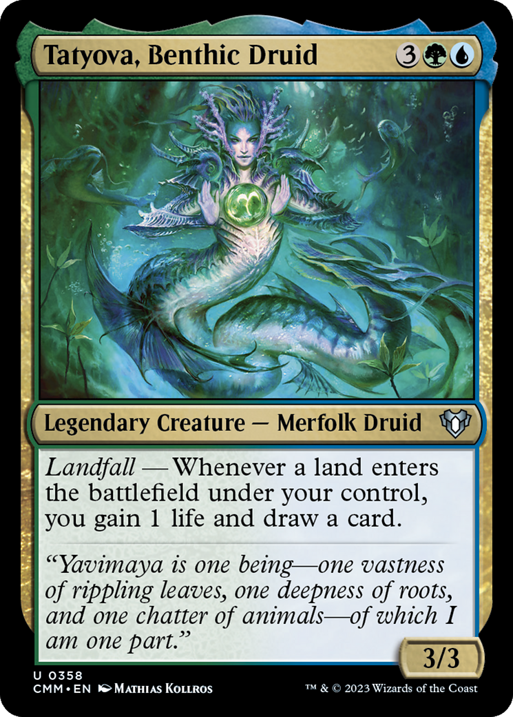 Tatyova, Benthic Druid (358) Foil - Commander Masters
