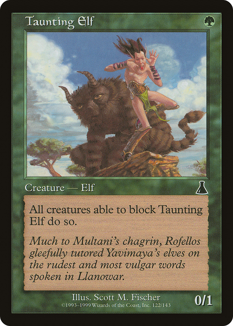 Taunting Elf (122) Foil - Urza's Destiny