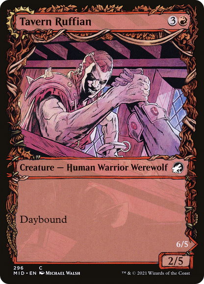 Tavern Ruffian (Showcase) (296) - Innistrad: Midnight Hunt Foil
