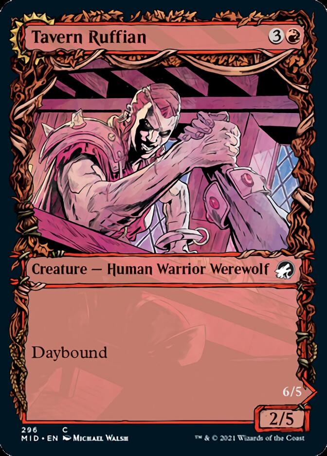 Tavern Ruffian (Showcase) (296) - Innistrad: Midnight Hunt Foil