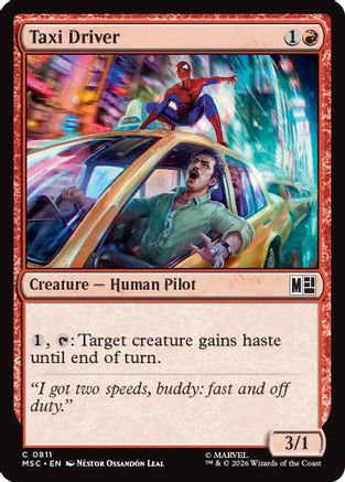 Taxi Driver (811) Foil - Commander: Marvel Super Heroes