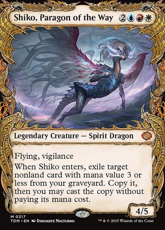 Shiko, Paragon of the Way (Showcase) (317) - Tarkir: Dragonstorm