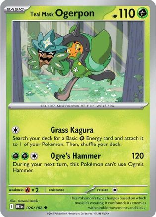 Teal Mask Ogerpon (26) - Destined Rivals