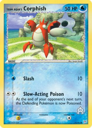 Team Aqua's Corphish (51) - Team Magma vs Team Aqua