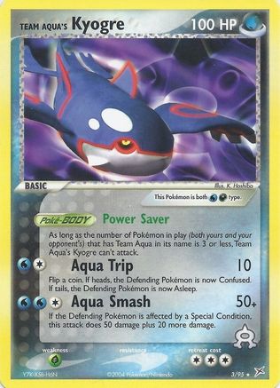 Team Aqua's Kyogre (Deck Exclusives) (3) - Team Magma vs Team Aqua