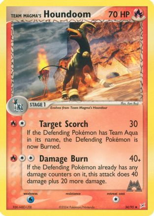 Team Magma's Houndoom (34) - Team Magma vs Team Aqua