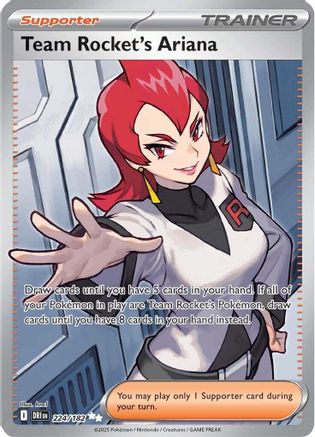 Team Rocket's Ariana (Full Art) (224) Holofoil - Destined Rivals