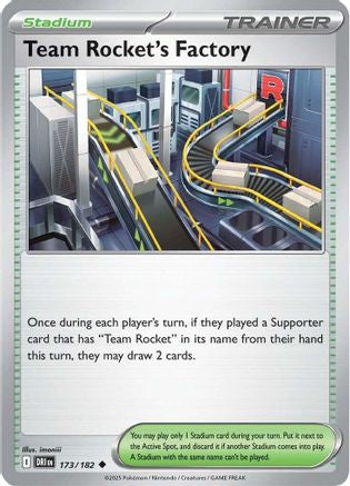 Team Rocket's Factory (173) Reverse Holofoil - Destined Rivals