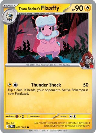 Team Rocket's Flaaffy (73) - Destined Rivals