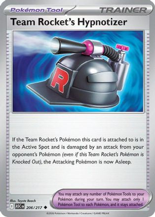 Team Rocket's Hypnotizer (206) Reverse Holofoil - Ascended Heroes