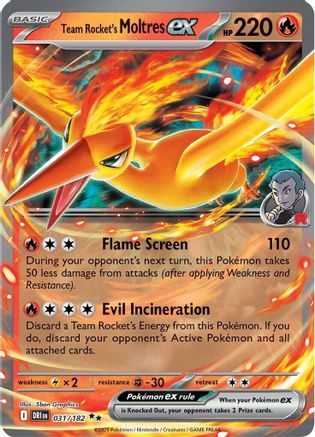 Team Rocket's Moltres ex (31) Holofoil - Destined Rivals