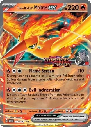 Team Rocket's Moltres ex (Stamped) (31) Holofoil - Miscellaneous Cards & Products