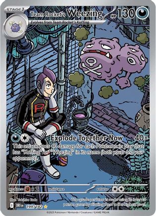 Team Rocket's Weezing (199) Holofoil - Destined Rivals