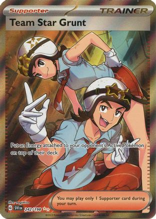 Team Star Grunt (Full Art) (242) Holofoil - Scarlet & Violet