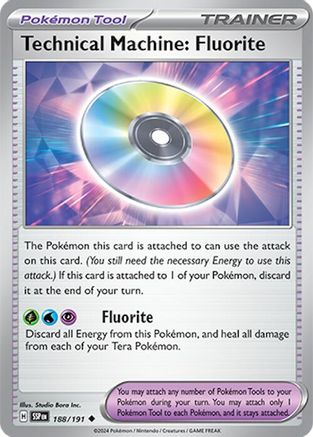 Technical Machine: Fluorite (188) Reverse Holofoil - Surging Sparks