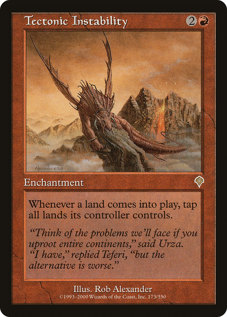 Tectonic Instability (173) Foil - Invasion