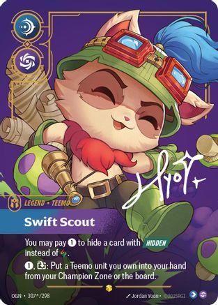 Teemo – Swift Scout (Signature) (307) Foil - Origins