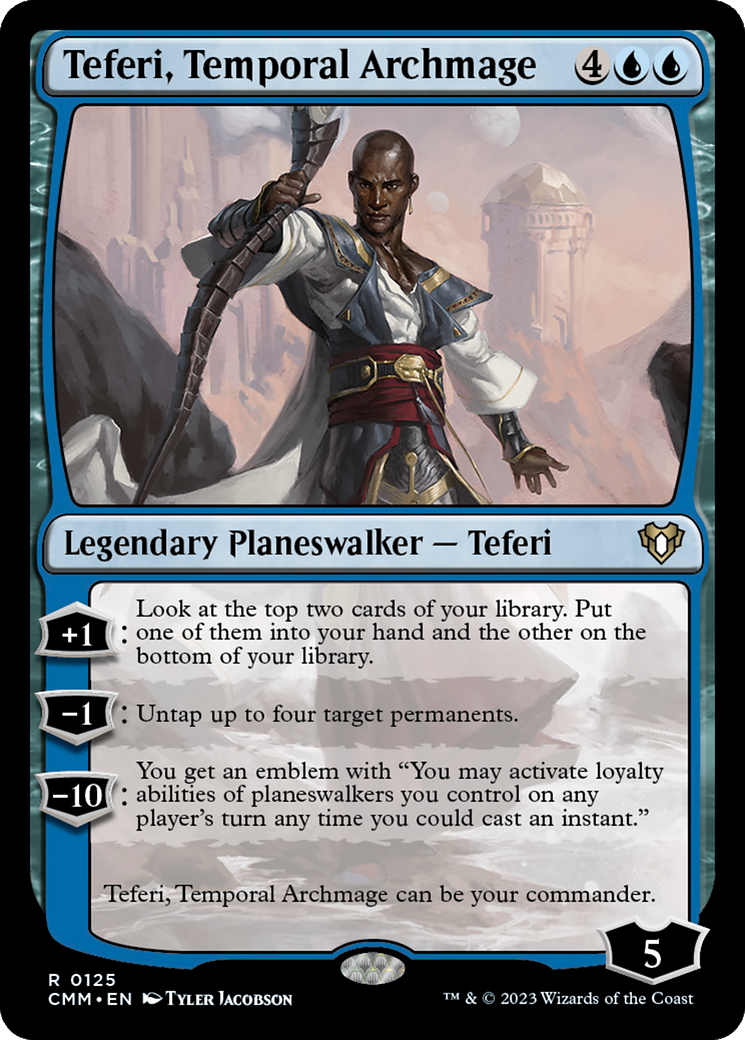 Teferi, Temporal Archmage (125) - Commander Masters