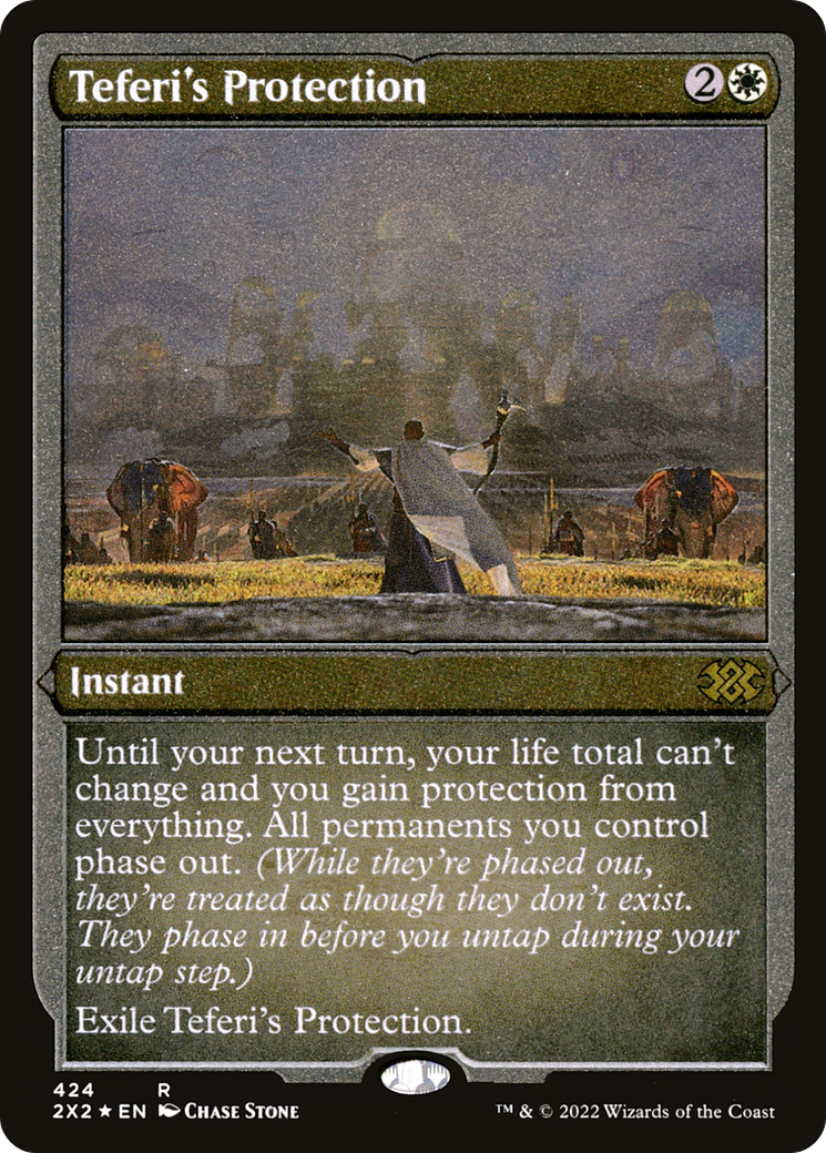 Teferi's Protection (424) Etched Foil - Double Masters 2022