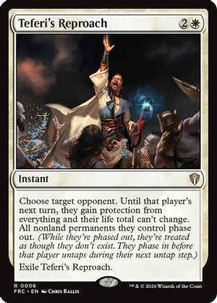 Teferi's Reproach (006) - Commander: Reality Fracture
