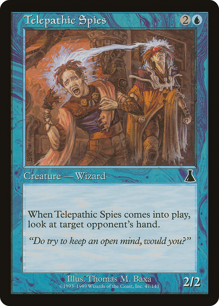 Telepathic Spies (047) Foil - Urza's Destiny