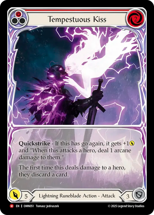 Tempestuous Kiss (Extended Art) (OMN051) Cold Foil - Omens of the Third Age