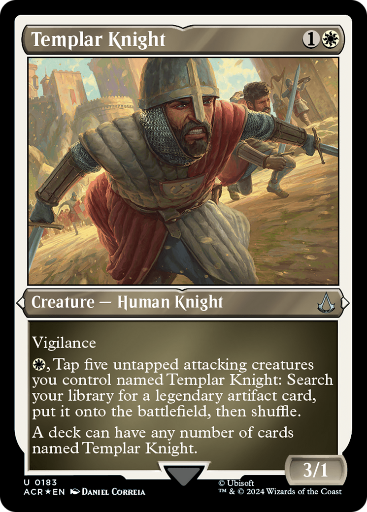 Templar Knight (183) Etched Foil - Assassin's Creed