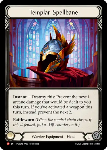Templar Spellbane (PEN043) - Compendium of Rathe