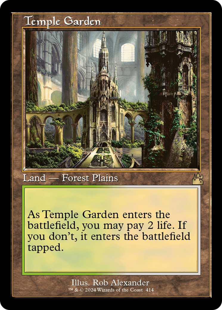 Temple Garden (Retro) (414) - Ravnica Remastered