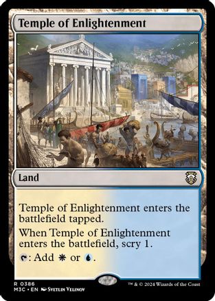 Temple of Enlightenment (386) Ripple Foil - Commander: Modern Horizons 3
