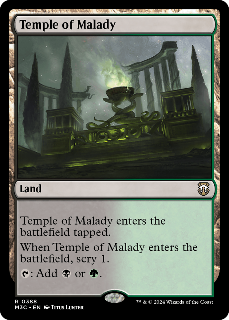 Temple of Malady (388) - Commander: Modern Horizons 3