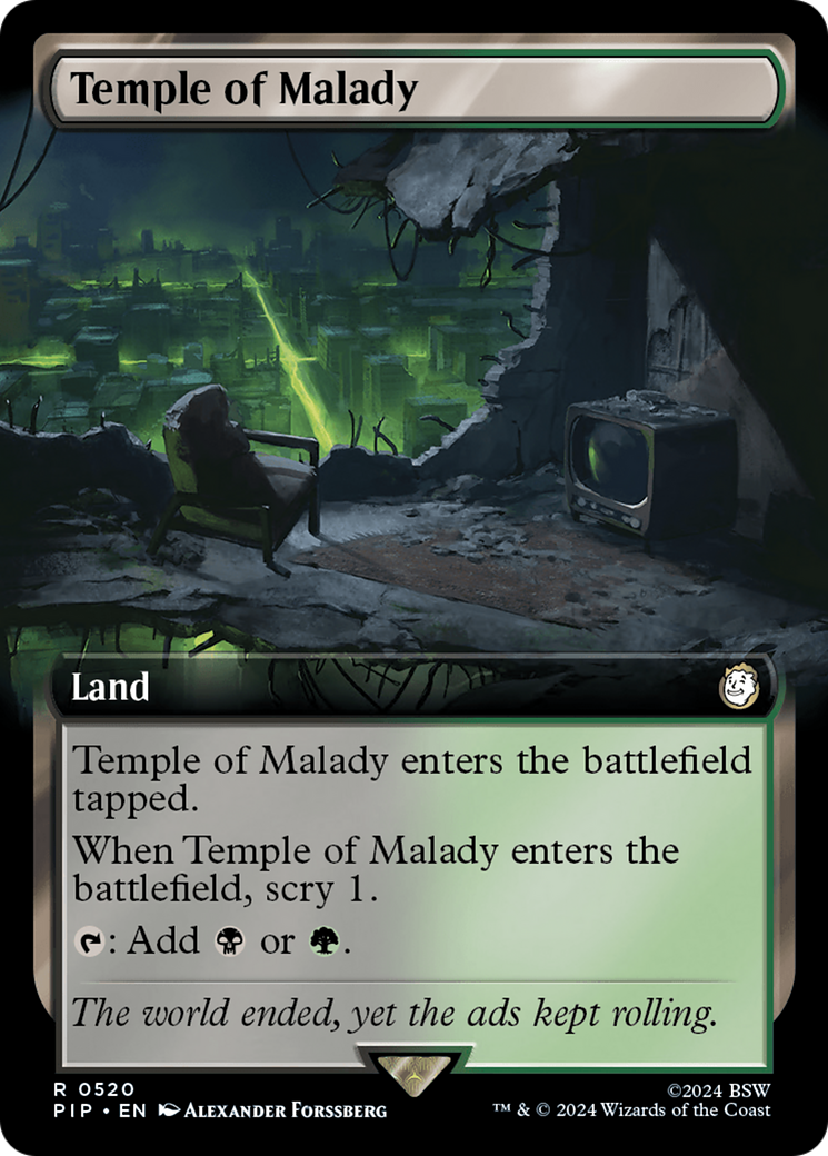 Temple of Malady (Extended Art) (520) Foil - Fallout