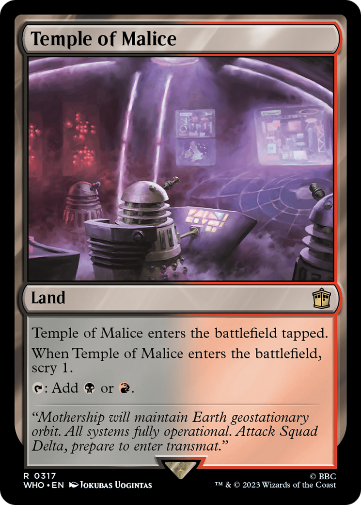 Temple of Malice (317) Foil - Doctor Who