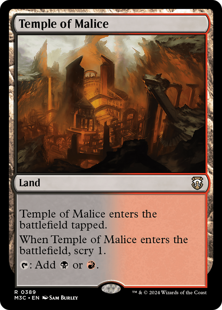 Temple of Malice (389) - Commander: Modern Horizons 3