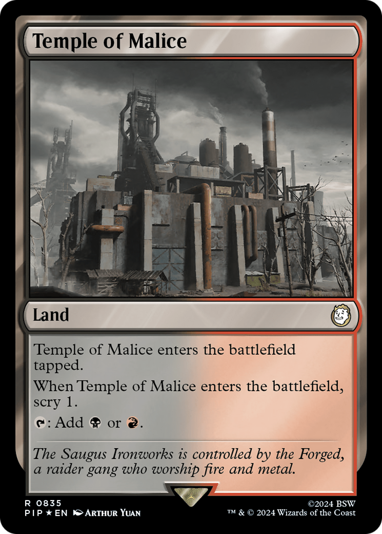 Temple of Malice (835) Surge Foil - Fallout