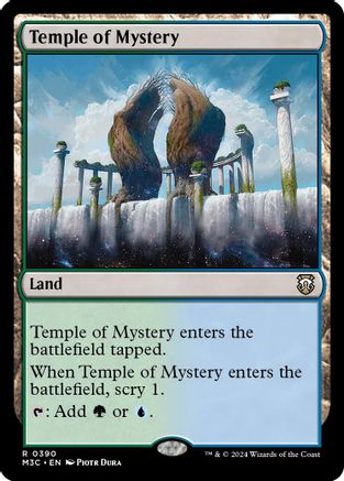 Temple of Mystery (390) Ripple Foil - Commander: Modern Horizons 3