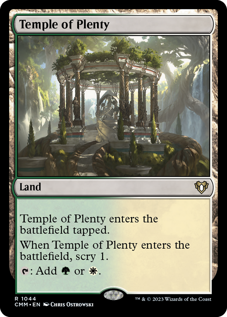 Temple of Plenty (1044) - Commander Masters