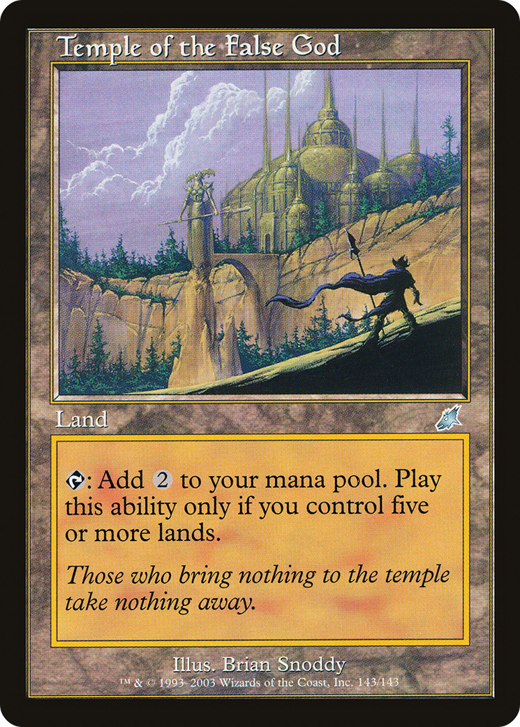 Temple of the False God (143) Foil - Scourge