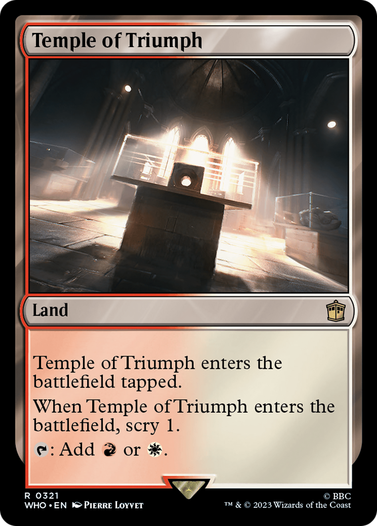 Temple of Triumph (321) Foil - Doctor Who