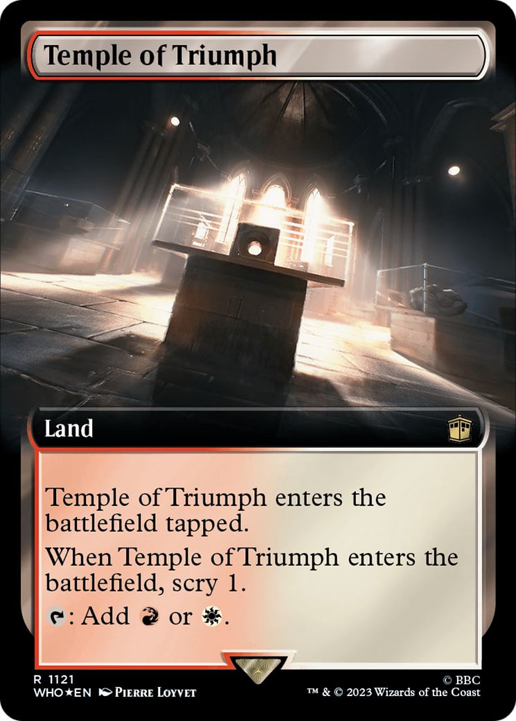 Temple of Triumph (Extended Art) (1121) Surge Foil - Doctor Who