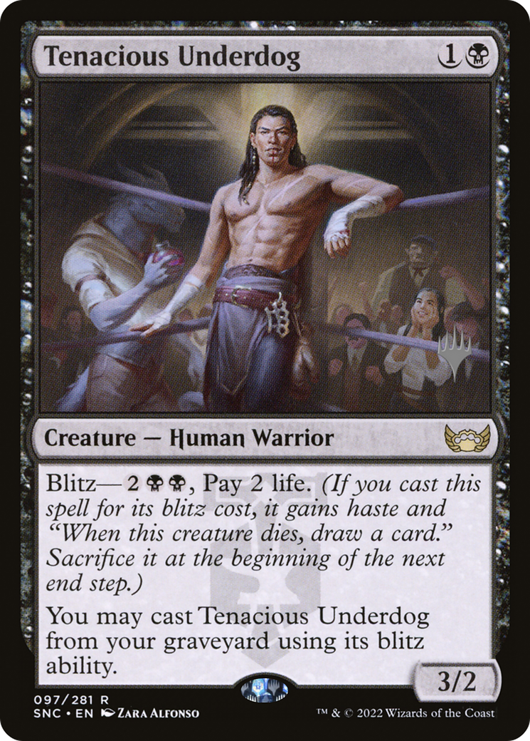 Tenacious Underdog (097) - Streets of New Capenna Promos Foil