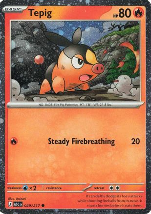 Tepig (Cosmos Holo) (29) Holofoil - Miscellaneous Cards & Products