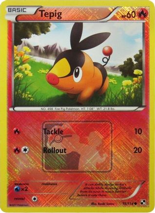 Tepig (League Promo) (15) Reverse Holofoil - League & Championship Cards