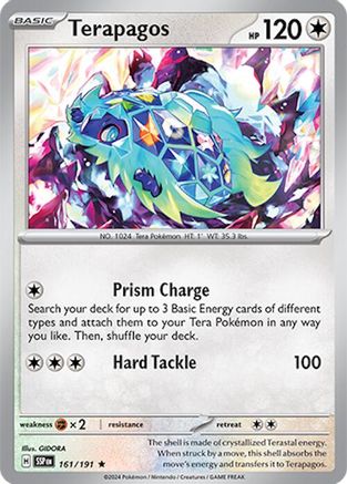 Terapagos (161) Reverse Holofoil - Surging Sparks