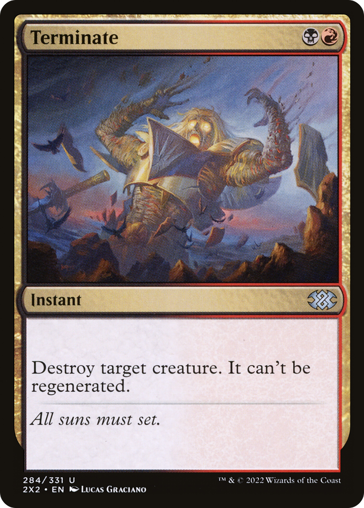 Terminate (284) Foil - Double Masters 2022