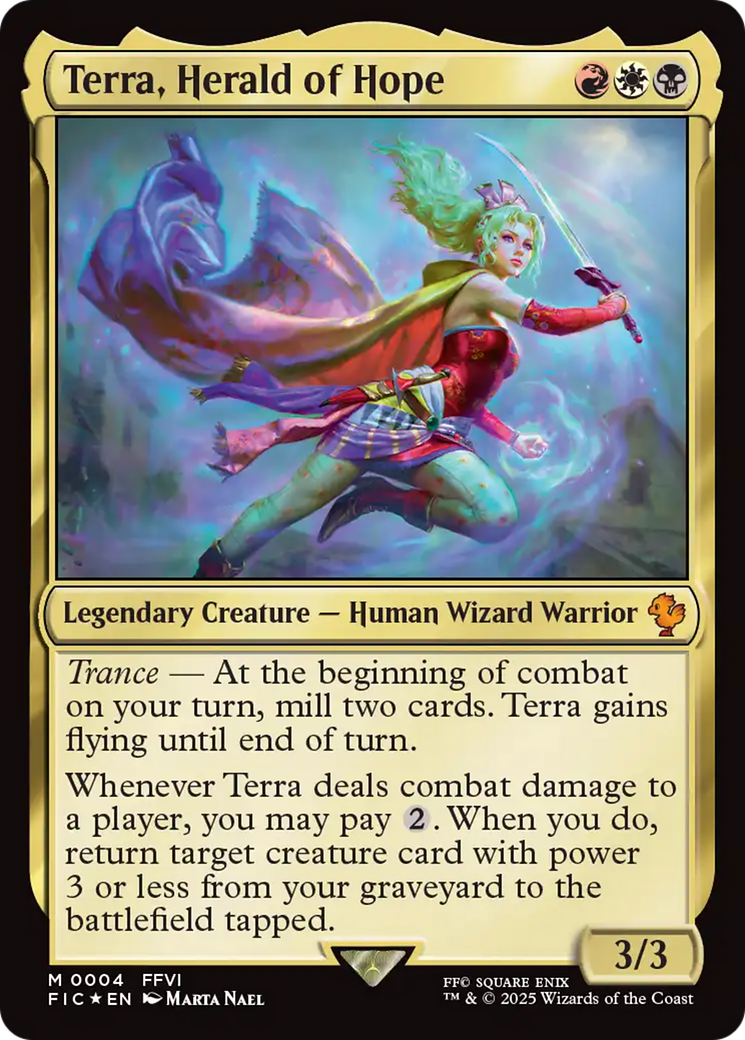 Terra, Herald of Hope (004) Foil - Commander: FINAL FANTASY