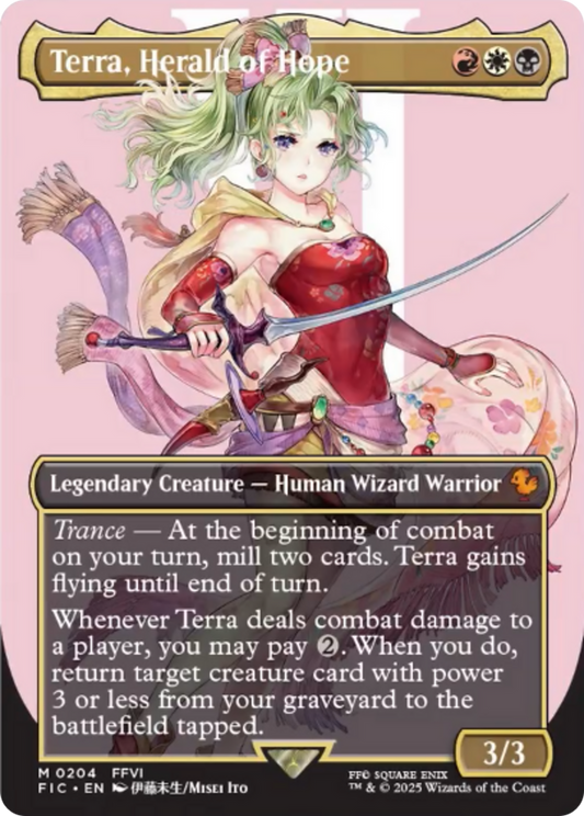 Terra, Herald of Hope (Borderless) (204) - Commander: FINAL FANTASY